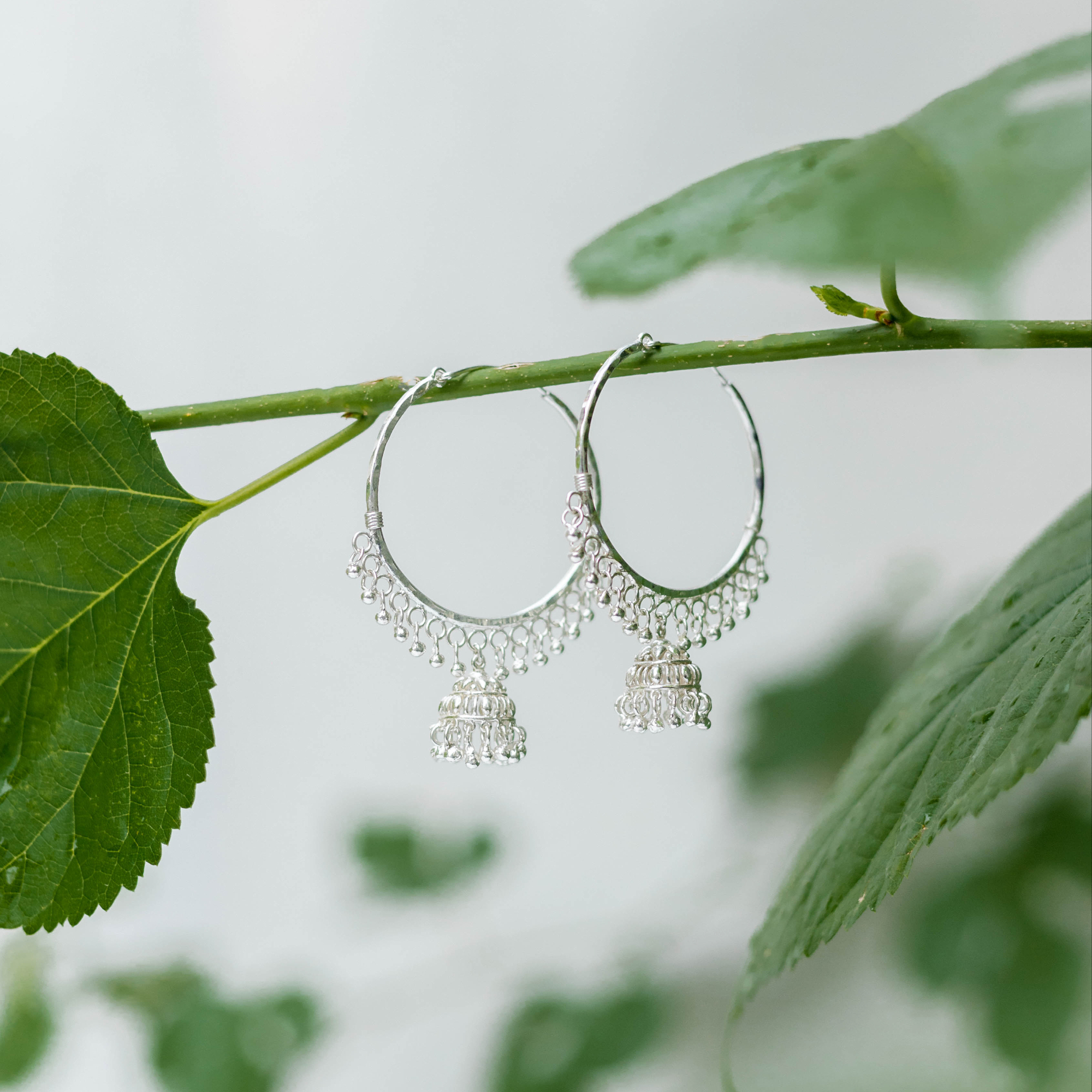Hoop Pinjada earrings